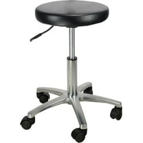 SalonPro Adjustable Swivel Styling Stool – Black