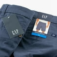 thumbnail image 3 of GAP Men's Easy Care Relaxed Fit 2 Back Pockets Vintage Flat Front Shorts (Mood Indigo, 38), 3 of 8