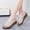 Beige, variant on GERsome Women's Summer Roman Folk Thick Bottom Slope Fish Mouth Slippers Comfortable Sandals Dressy Summer Sandals