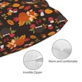 thumbnail image 3 of Kdxio Cotton Pillow Cases 16"x24" Pillowcases,Soft and Breathable Bedroom Pillow Cases-Autumn Hedgehog and Fox Cute-No Pillow Core, 3 of 5