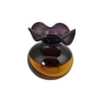 thumbnail image 3 of 5" Purple and Amber Glass Vase Aroma Diffuser, 3 of 4