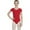 Red, variant on Capezio Team Basics Short Sleeve Leotard - Girls