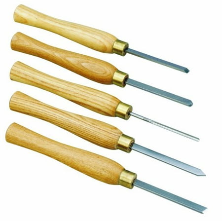 

Five piece turning tool set in box