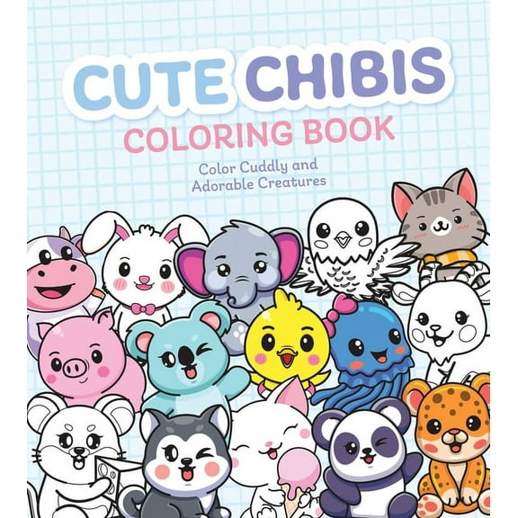 Chartwell Coloring Books Cute Chibis Coloring Book, (Paperback)