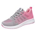 thumbnail image 3 of Domzle 12 Hour Shift Shoes For Women Slip On Wide Toe Box Walking Sneakers,Non-Slip Mesh Breathable Lightweight Sneakers,Arch Support For All-Day Standing Pink 37, 3 of 5