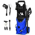 thumbnail image 4 of Costway 2030PSI Electric Pressure Washer Cleaner 1.7 GPM 1800W with Hose Reel Blue, 4 of 12