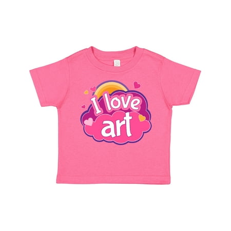 

Inktastic Artist I Love Art Gift Toddler Toddler Girl T-Shirt
