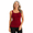 Red, variant on Maggie's Tanks Built-In Bra Comfort Shaper Tank For Women, Women's Square Neck Wireless Bra Cami