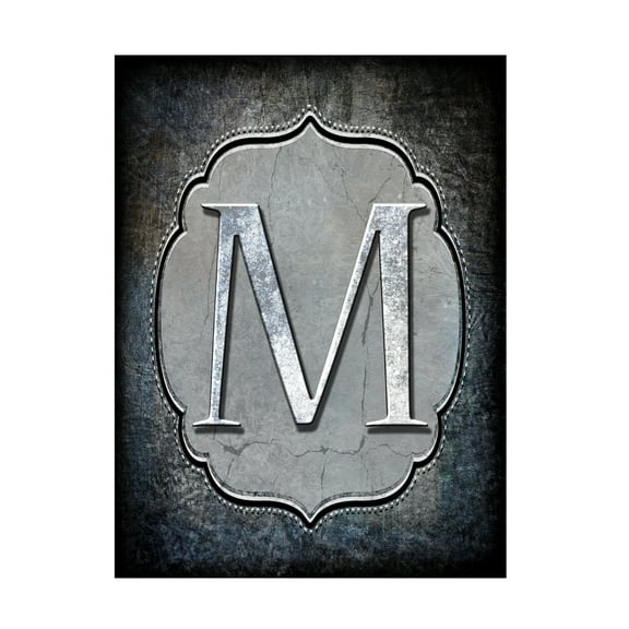 LightBoxJournal 'Letter M' Canvas Art