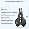 thumbnail image 2 of SPGOOD Sillín de Bicicleta Hombres Mujeres Cómodo Sillín de Bicicleta Ergonómico de Gel Suave y Ancho con Funda y Llave para Bicicleta de Montaña MTB Trekking Bicicleta de Carretera Bicicleta, 2 of 6