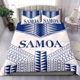 thumbnail image 1 of Juego de Cama Polinesio - Manu Samoa Funda Nórdica Versión Blanca, 1 of 6