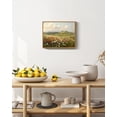 thumbnail image 3 of Drsoum Landscape Rural wildflowers Wall Art Classic Retro rustic Wall Prints Farmhouse Kitchen Bathroom Office Decor - 8x10in Nature Framed, 3 of 5