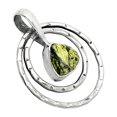 thumbnail image 3 of Natural Serpentine 925 Sterling Silver Pendant Jewelry P-1441 SDP151451, 3 of 5