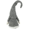 thumbnail image 5 of Northlight Standing Knitted Gnome Christmas Figure - 14" - Gray and White, 5 of 5