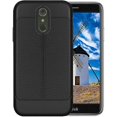 thumbnail image 2 of Compatible for LG Stylo 4 Case, LG Q Stylus Case, with [Tempered Glass Screen Protector] SOGA Hybrid Dual Layer Brushed Leather Armor Protective Shockproof Phone Cover (Leather Black), 2 of 2
