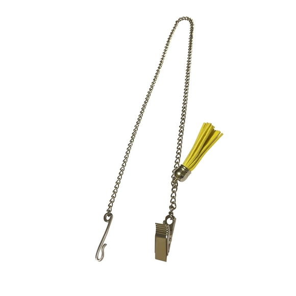 Zipper Genie with Suede Tassel Zipper Puller to Zip up Dresses and Boots (Yellow)