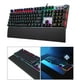 thumbnail image 5 of mecánico para juegos con retroiluminación RGB, interruptor azul / negro / color , base de metal, 104 teclas con reposamanos anti-fantasma para CUTICAT teclado mecánico, 5 of 6