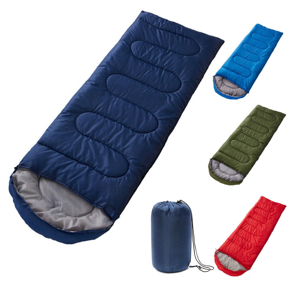 Camping Sleeping Bag Warm & Cool Weather Summer, Spring, Fall, Lightweight, Waterproof for