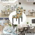 thumbnail image 5 of Village Truck Chair Covers for Dining Room Set of 4, Washable Spandex Parsons Slipcovers, Removable Kitchen Chair Cover, Stretch Seat Protector for Home Party Hotel, 5 of 6