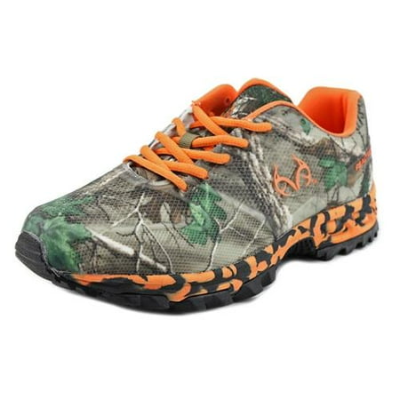 camo and orange sneakers