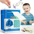 thumbnail image 4 of Pekkaxy Piggy Bank Cash Coin Can ATM Bank Electronic Coin Money Bank for Kids Age 3-12, Money Savings Box Mini ATM Coin Bank Toys Gifts for 3 4 5 6 7 8 9 10 11 12 Year Old Boys Girls, 4 of 13
