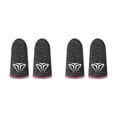 thumbnail image 4 of Injueey 10 piezas de fundas para dedos para juegos de teléfonos móviles, guantes antideslizantes sensibles a prueba de sudor, cubiertas de fibra Rosa Tipo 1 2piezas, 4 of 5