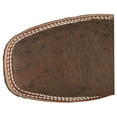 thumbnail image 4 of Justin Boots Mens Peppy Sand Badger Smooth Ostrich Embroidered Wide Square, 4 of 5