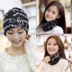 thumbnail image 5 of Otoño e invierno, gorro de punto japonés y coreano para mujer, pañuelo para la cabeza, jersey, bufanda cálida, máscara, tres en uno, combina con todo, 5 of 6