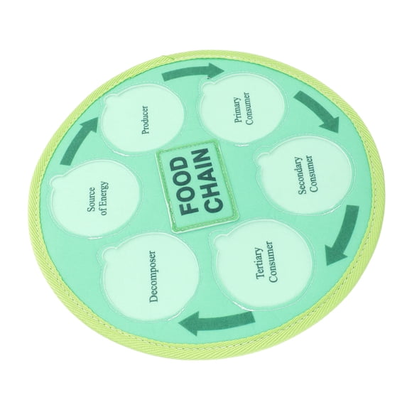 Jouets d'Apprentissage du Cycle de Vie, Kits Scientifiques de Chaîne Alimentaire et de Réseau Alimentaire, Forêt Marine, Animal Arctique, Planche en Feutre Vif et Exquise pour la Maison