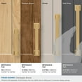 thumbnail image 4 of Amerock Lintel 6-5/16 inch (160mm) Center-to-Center Champagne Bronze Cabinet Pull, 4 of 7
