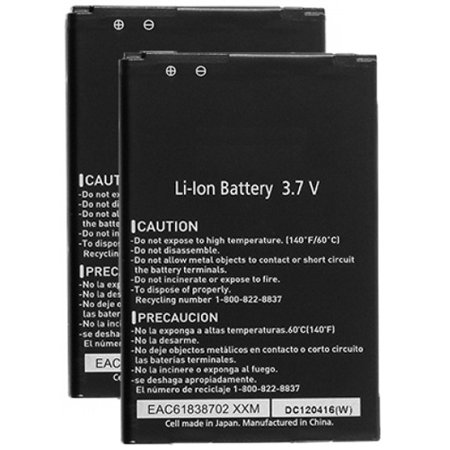 2x 3.7v Replacement Battery for LG BL-44JS EAC61838702 Models Lithium Ion