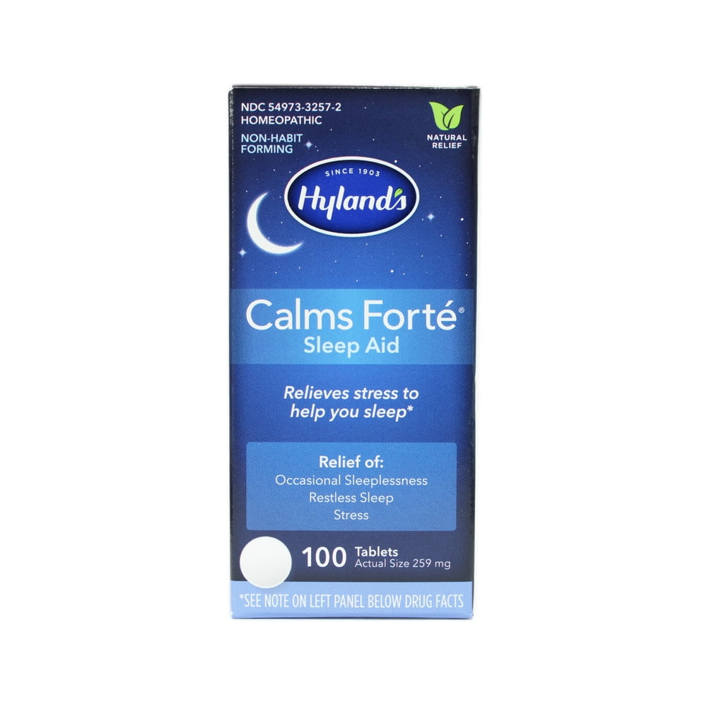 Hyland's Calms Forte Sleep Aid Tablets 100 CT