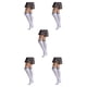 thumbnail image 2 of Medias pantimedias coloridas Qarigey Calcetines largos Iris calentador muslo alto Tipo 19, 2 of 5