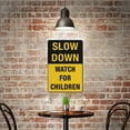 thumbnail image 4 of Slow Down - Watch For Children Sign Sign, 8 X 12 Grade Sheeting Rust Free Aluminum, Weather Resistant, Waterproof, Easy To Mount, 4 of 6
