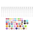 thumbnail image 6 of Sharprepublic 136 Pieces Beadable Keychains DIY Set Accessories Craft for Girls Women, 6 of 8