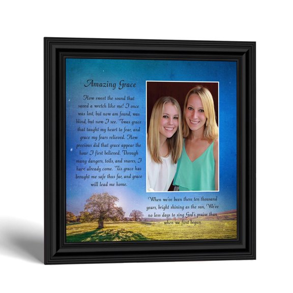 In Loving Memory Picture Frame, Grace Hymn Photo Keepsake