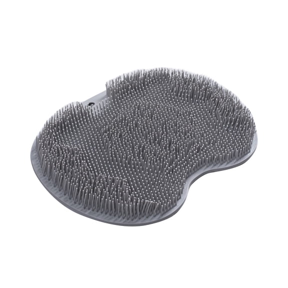 Silicone Shower Foot Scrubber Mat with Non Slip Suction Cups Back Massage Pad for Bathroom Spa Multi Functional Body Cleansing and Exfoliating Accessory for Adults