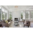 thumbnail image 3 of Elegant Lighting Polaris 38 inch LED chandelier in gold, 3 of 9