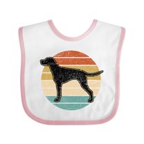 Inktastic Vizsla Dog Retro Sunset Boys or Girls Baby Bib