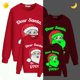 thumbnail image 3 of Camisetas navideñas a juego para la familia, diseño exclusivo luminoso, Papá Noel, buena familia, sudadera navideña, 3 of 3