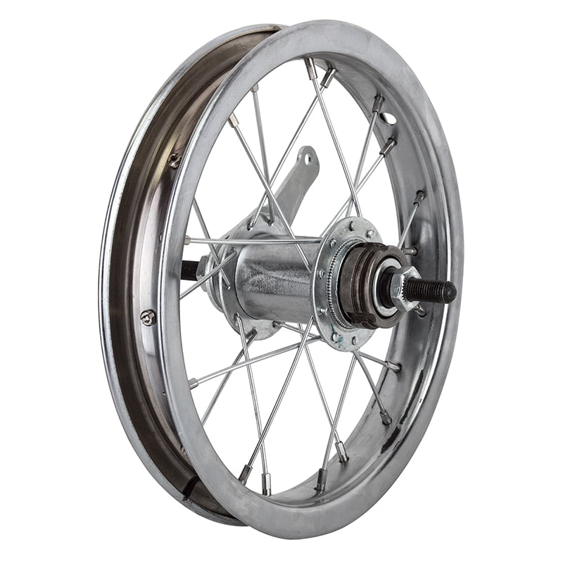 Coaster-Brake **With Tire** 16 Spoke Black Steel Rim 12" Rear Bicycle Wheel 
