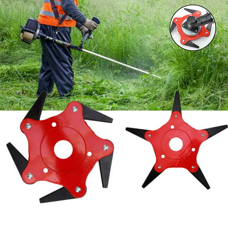 3/4/5 Steel Blades Razors Outdoor Trimmer Head  65Mn Lawn Mower Grass Weed Cutter Tool 3 (Best Budget Lawn Trimmer)