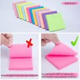 thumbnail image 4 of Sticky Notes, 12 Pack Stick Note Pad 12 Assorted Color Self Sticky Memo Pads for Office, School and Home Uses (Square Shape), 4 of 5