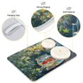 thumbnail image 3 of Yayeee Dish Drying Mat for Kitchen Counter 18"x24" Microfiber Absorbent Pad, Sunshine Goldfish, 3 of 7