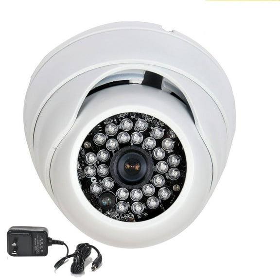 VideoSecu Infrared Day Night Vision Built-in 1/3" Sony Effio CCD IR Dome Security Camera 700TVL Vandal Proof Wide View Angle with Power Supply b6q
