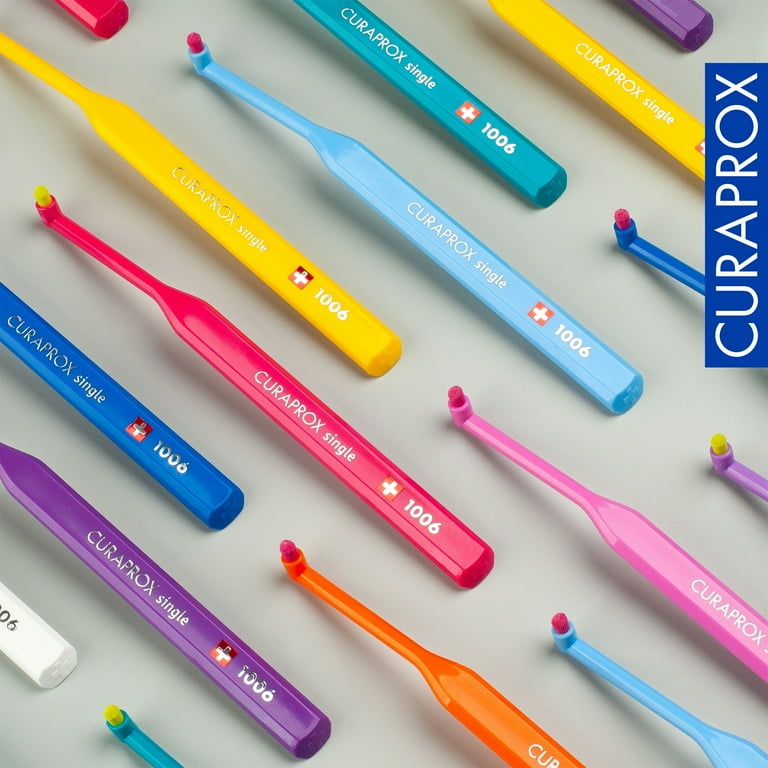 Curaprox CS 1006, Single-Tuft Toothbrush, 6mm Curen Filaments