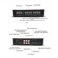 thumbnail image 4 of Car Stereo Amplifier, 4 Channels Improve Sound Quality DC 12V 7800W Power Amplifier  for Motorcycle for Boat, 4 of 7
