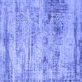 thumbnail image 1 of Ahgly Company Machine Washable Indoor Square Oriental Blue Industrial Area Rugs, 6' Square, 1 of 4