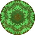 thumbnail image 1 of Ahgly Company Machine Washable Indoor Square Transitional Army Green Area Rugs, 3' Square, 1 of 7