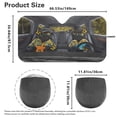 thumbnail image 6 of Binienty Black Cat Automobile Windshield Sun Shade Foldable Funny Animal Sun Cover for Front Window Easy Installation Sun Blocker Reflect UV Sun and Heat, 6 of 8